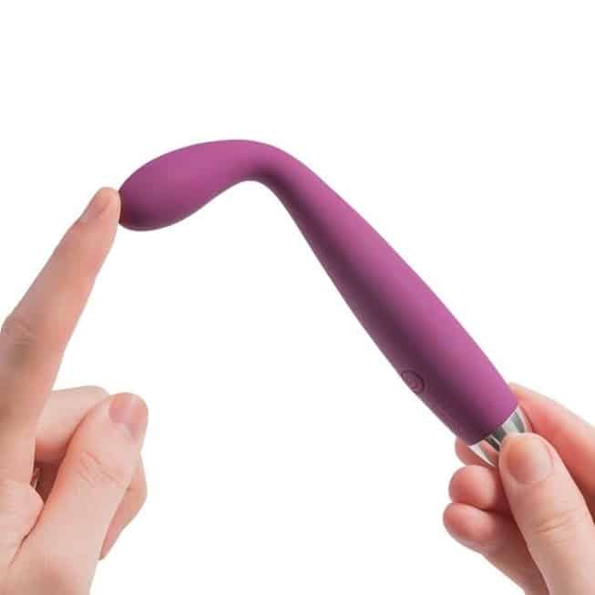 Vibrator G-spot Svakom Coco tím đầu uốn 18cm nhỏ gọn mạnh