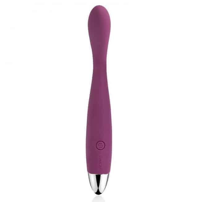 Vibrator G-spot Svakom Coco tím đầu uốn 18cm nhỏ gọn mạnh
