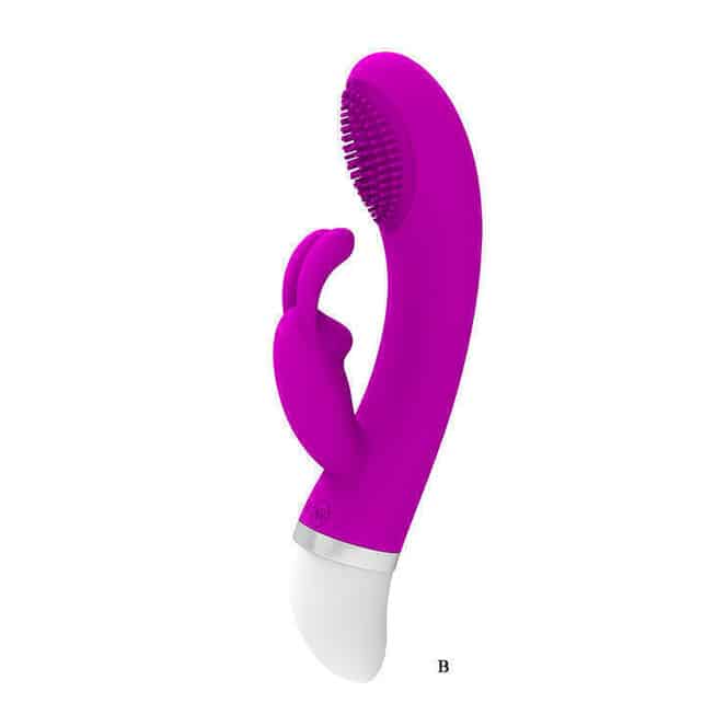 Rabbit Pretty Love Christ fuchsia chổi clitoris rung