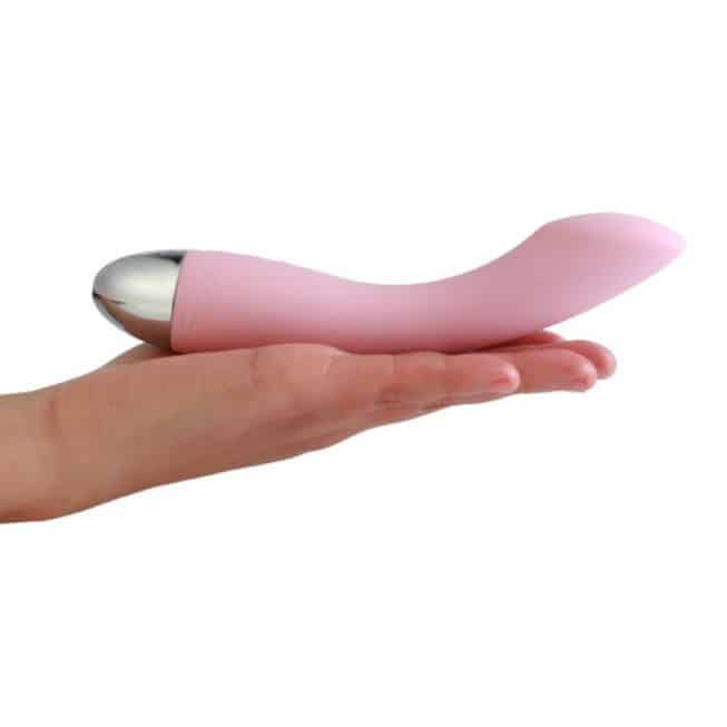 Viibrator G-Spot Svakom Amy Hồng Silicon 17cm Mạnh Mẽ