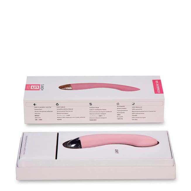 Viibrator G-Spot Svakom Amy Hồng Silicon 17cm Mạnh Mẽ