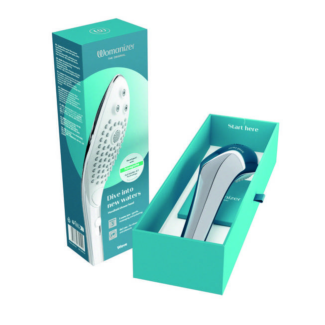 Womanizer Wave Vòi Sen Hút 2in1 Bạc Siêu Thư Giãn