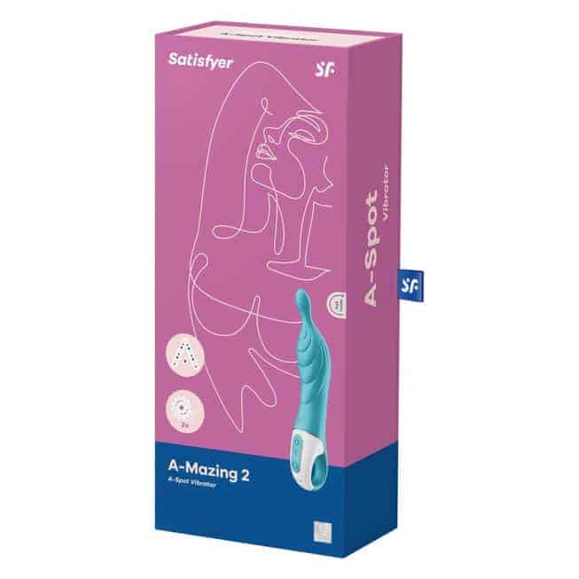 Satisfyer A-Mazing 2 Point A Rung Ngọc Lam 21.7cm