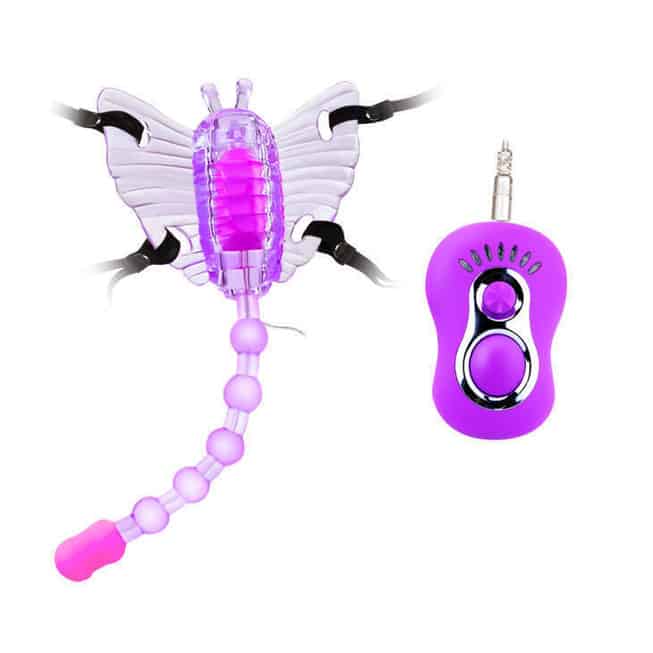 Baile Butterfly vibro bướm tím đeo đa năng rung lồn