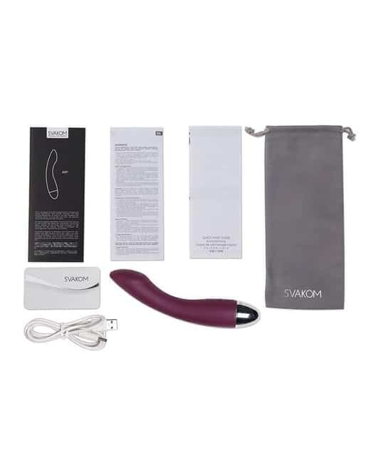 Svakom Amy Tím G-Spot 17cm Rung Cực Khoái Mạnh Mẽ