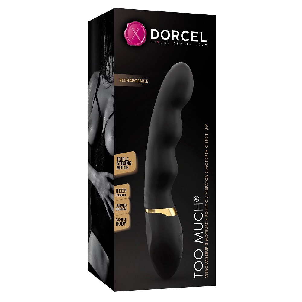 Dorcel Too Much G-Spot Rung Đen 3 Motor Mạnh