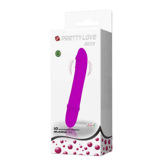 Vibrator Pretty Love Beck Fuchsia 12cm 10 Chế Độ G-Point Mạnh Mẽ Nhỏ Gọn
