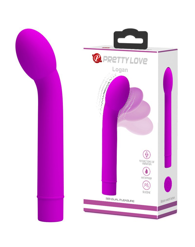 Pretty Love Logan G-Spot Uốn Cong Hồng Siêu Rung Mạnh