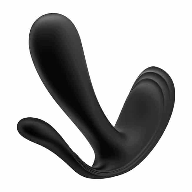 Satisfyer Top Secret+ Vibrator Đeo Dual Black App Điều Khiển