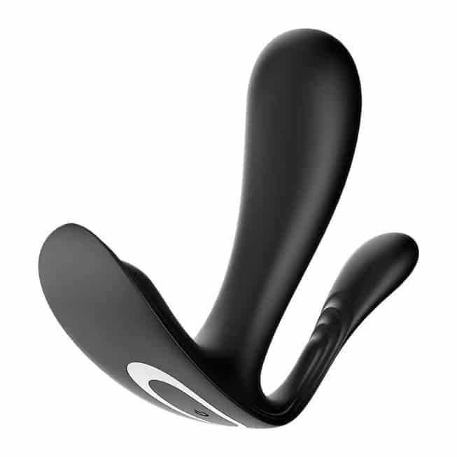 Satisfyer Top Secret+ Vibrator Đeo Dual Black App Điều Khiển