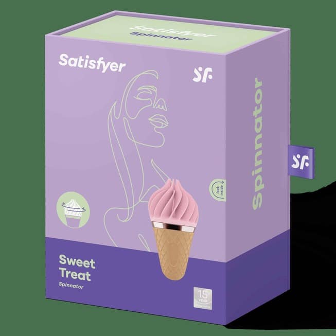 Satisfyer Sweet Treat Spin Nắp Ấm Hộ Hồng Siêu Mượt