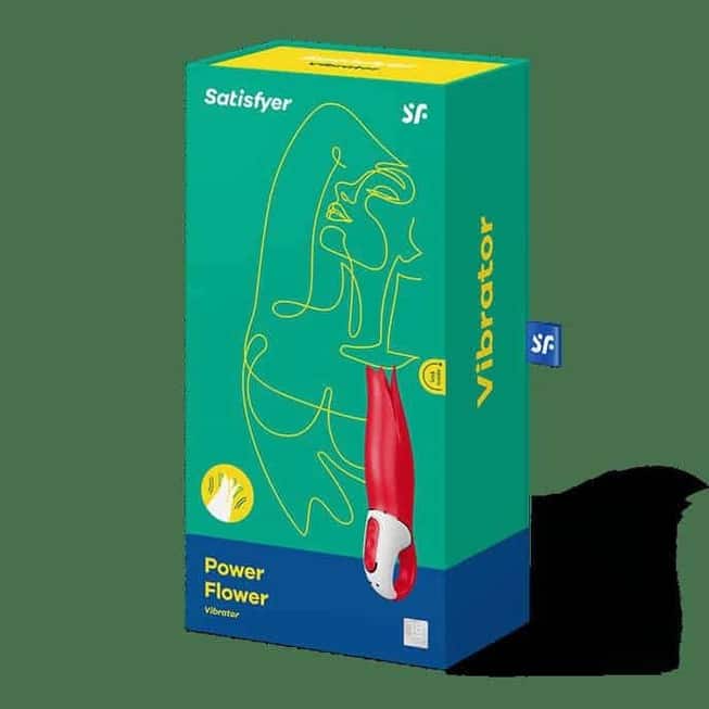 Satisfyer Power Flower Đỏ Cánh Hoa Rung Mạnh