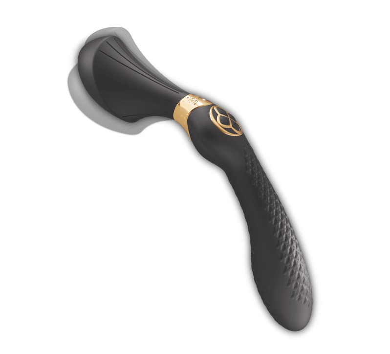 Shunga Zoa Massage Đũa Đen 26.5cm Siêu Mạnh Thỏa Mãn