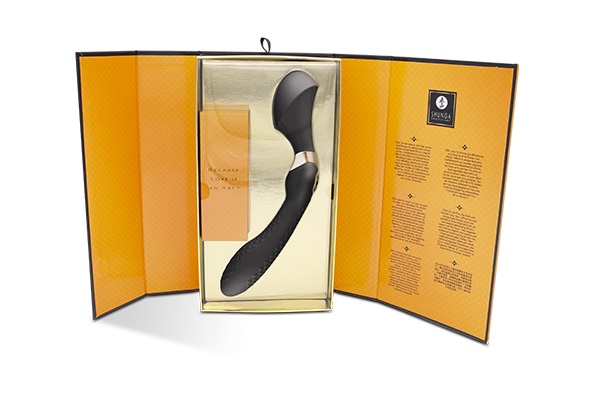 Shunga Zoa Massage Đũa Đen 26.5cm Siêu Mạnh Thỏa Mãn