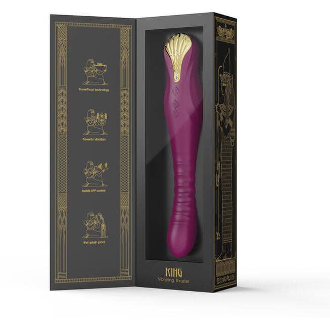 Zalo King Friction Tím 30cm App Rung Đỉnh