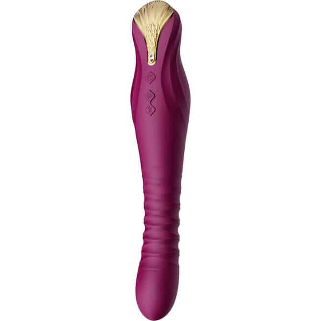 Zalo King Friction Tím 30cm App Rung Đỉnh