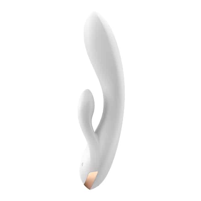 Satisfyer Double Flex Thỏ Rung Đôi Trắng