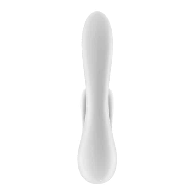 Satisfyer Double Flex Thỏ Trắng Rung Đôi Mạnh Mẽ