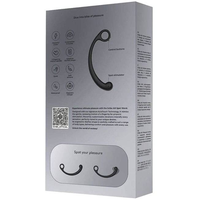 Vibrator Ngón SVibe Axi Đen 3.4cm G-P Siêu Sướng