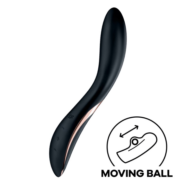 Satisfyer Rolling G-Spot Nâu Đen 22cm Khoái Cảm Mãnh Liệt