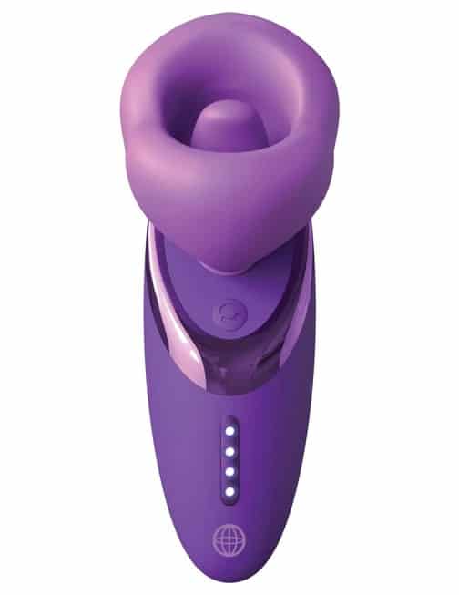 PipeDream Fantasy Sucker Pump Tongue Rung Tím Her