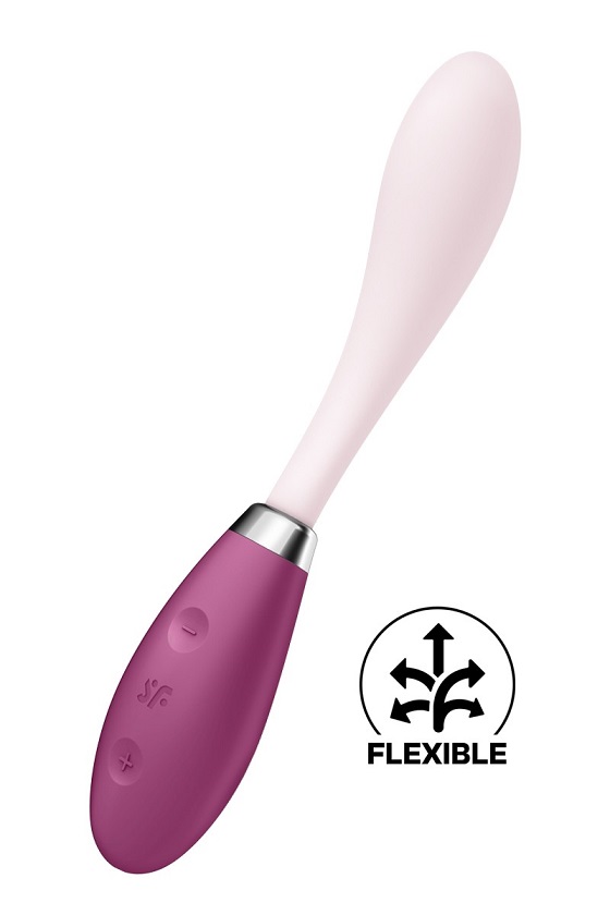 Satisfyer G-Spot Flex 3 Đỏ G Vibe 19.5cm Mạnh