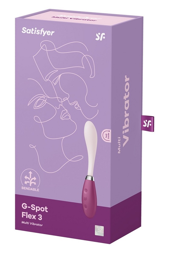 Satisfyer G-Spot Flex 3 Đỏ 19.5cm G Vibe Mạnh