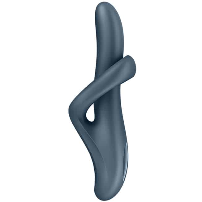 Satisfyer Heat Flex 4 Rabbit Xoay Nóng Xám Siêu Thật