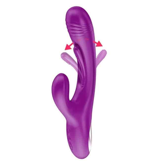 Vibrator Thỏ Secwell Lưỡi Liếm Tử Cung Tím