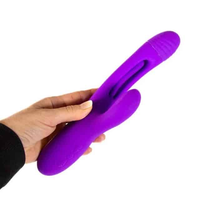 Vibrator Thỏ Secwell Lưỡi Liếm Tử Cung Tím
