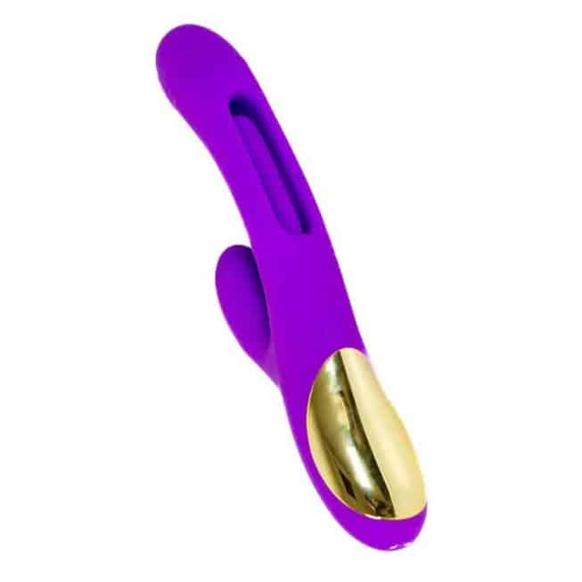 Vibrator Thỏ Secwell Lưỡi Liếm Tử Cung Tím