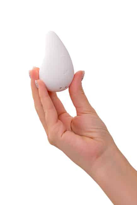 Satisfyer Dew Drop Mini Rung Trắng Nhỏ Xinh Mạnh Mẽ
