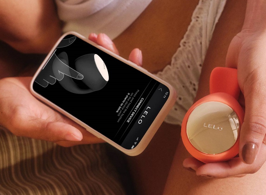 Lelo Ida Wave App Rung Xoay G-Spot Clit Cặp Đôi