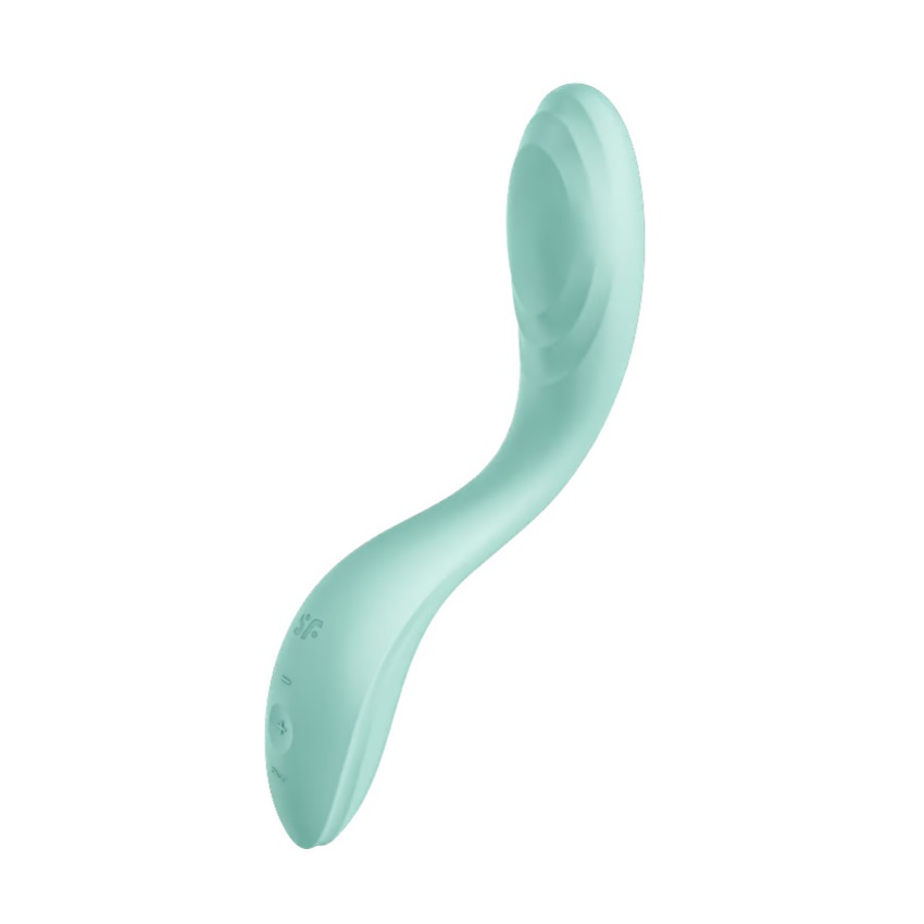 Satisfyer Rolling Pleasure G-spot Bi Lăn Đen Silicone 22cm Mạnh
