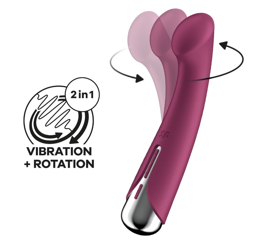 Satisfyer Spinning G-Spot Đỏ 16.5cm Quay 360° Thăng Hoa