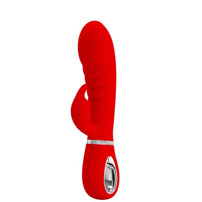 Thỏ Máy Rung Pretty Love Prescott Đỏ Siêu Mềm 20cm