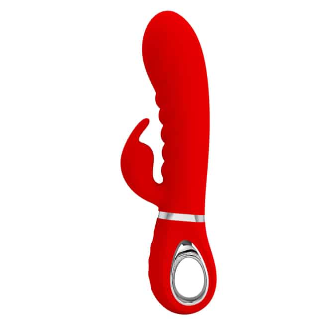 Thỏ Máy Rung Pretty Love Prescott Đỏ Siêu Mềm 20cm