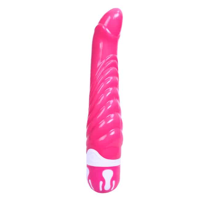 Baile Realistic Cock Hồng TPE 21.8cm Rung Thật Nhấp