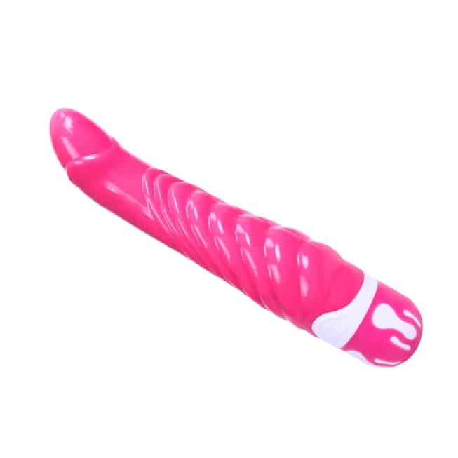 Baile Realistic Cock Hồng TPE 21.8cm Rung Thật Nhấp