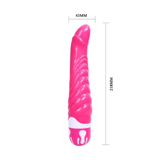 Baile Realistic Cock Hồng 21.8cm Rung Nhấp Thật