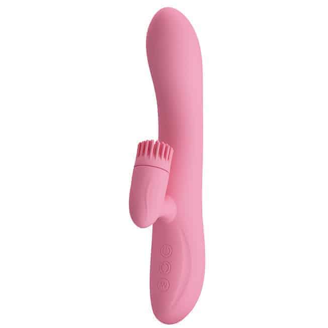Pretty Love Chris Rabbit Rung Quay 20.5cm Hồng Siêu Đã