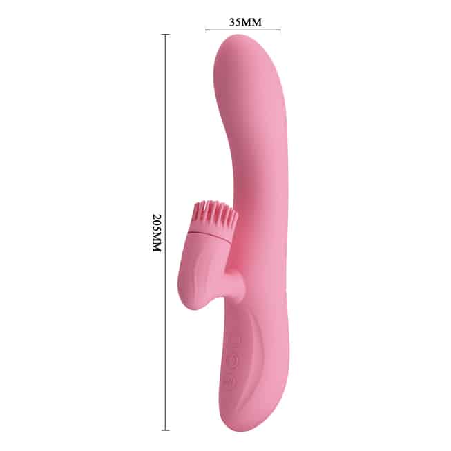 Pretty Love Chris Rabbit Rung Quay 20.5cm Hồng Siêu Đã