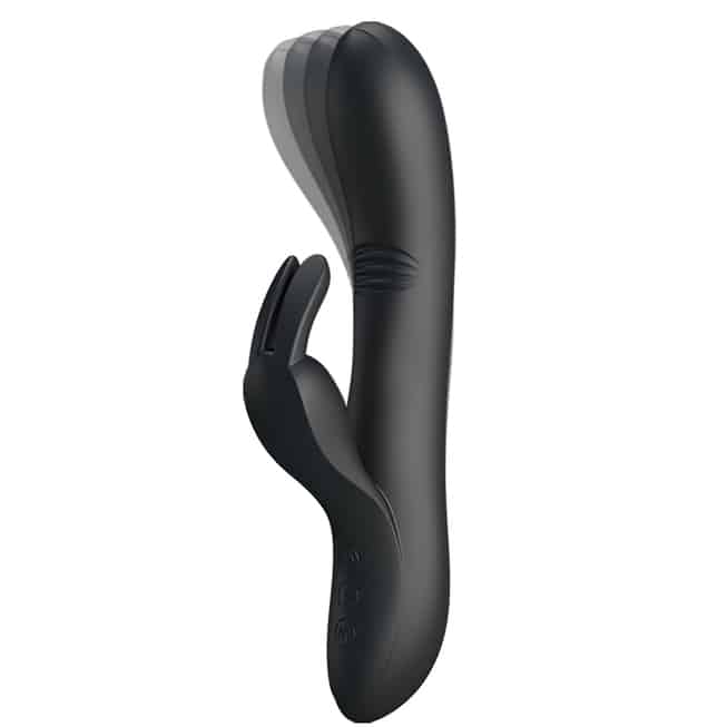 Rabbit Dylan fingering đen 21cm Pretty Love