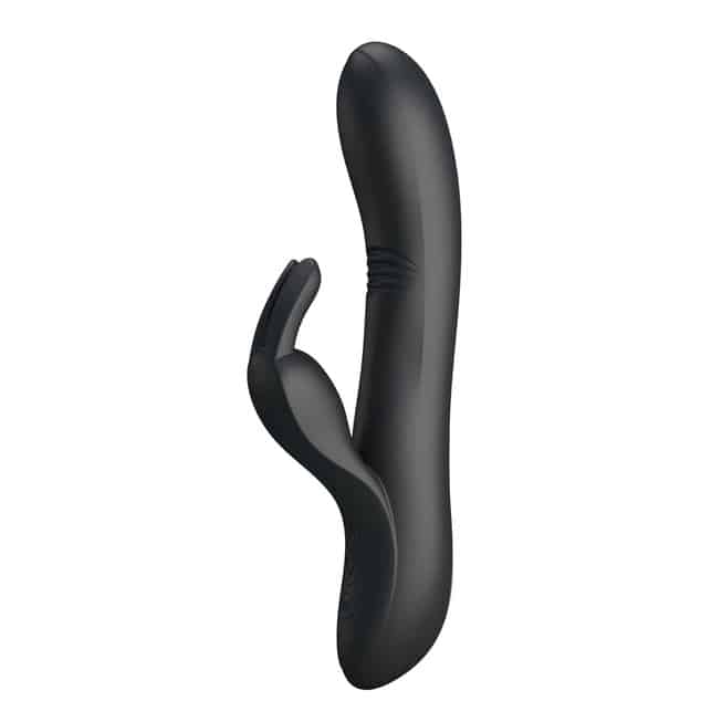 Rabbit Dylan fingering đen 21cm Pretty Love