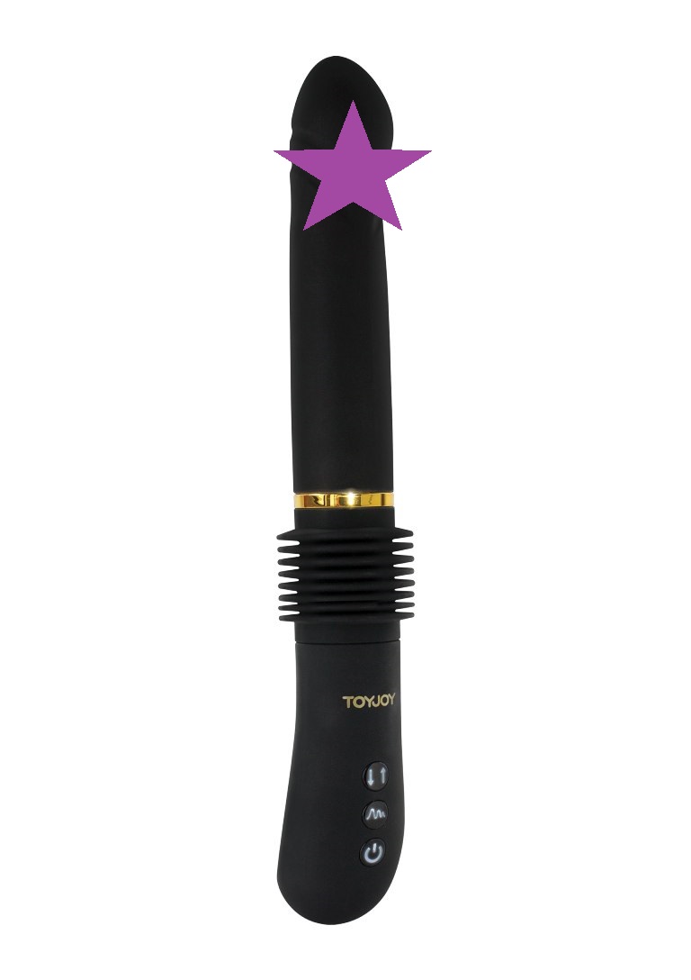 ToyJoy Magnum Opus Thrust Vibe 31cm Đen Tột Độ Khoái Lạc
