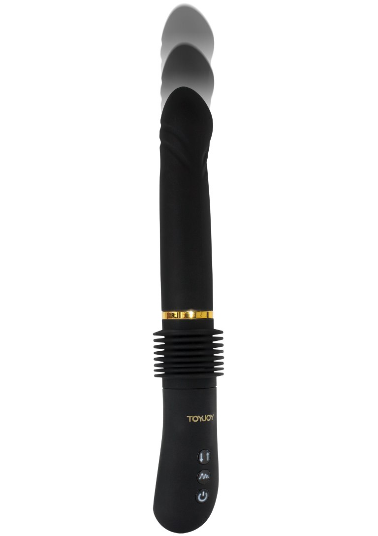 ToyJoy Magnum Opus Thrust Vibe 31cm Đen Tột Độ Khoái Lạc