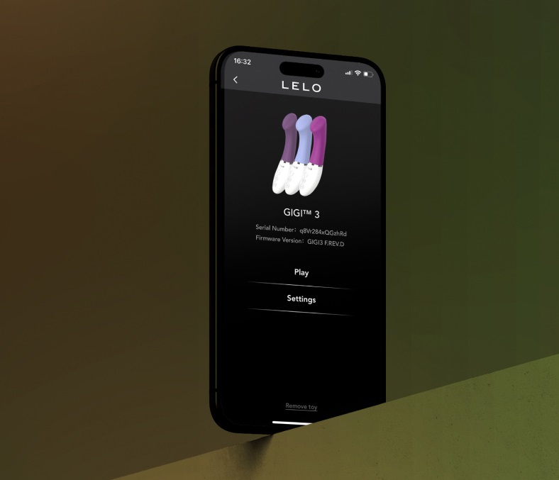 Lelo Gigi 3 G-spot Vibrator Xanh Lam App Điều Khiển