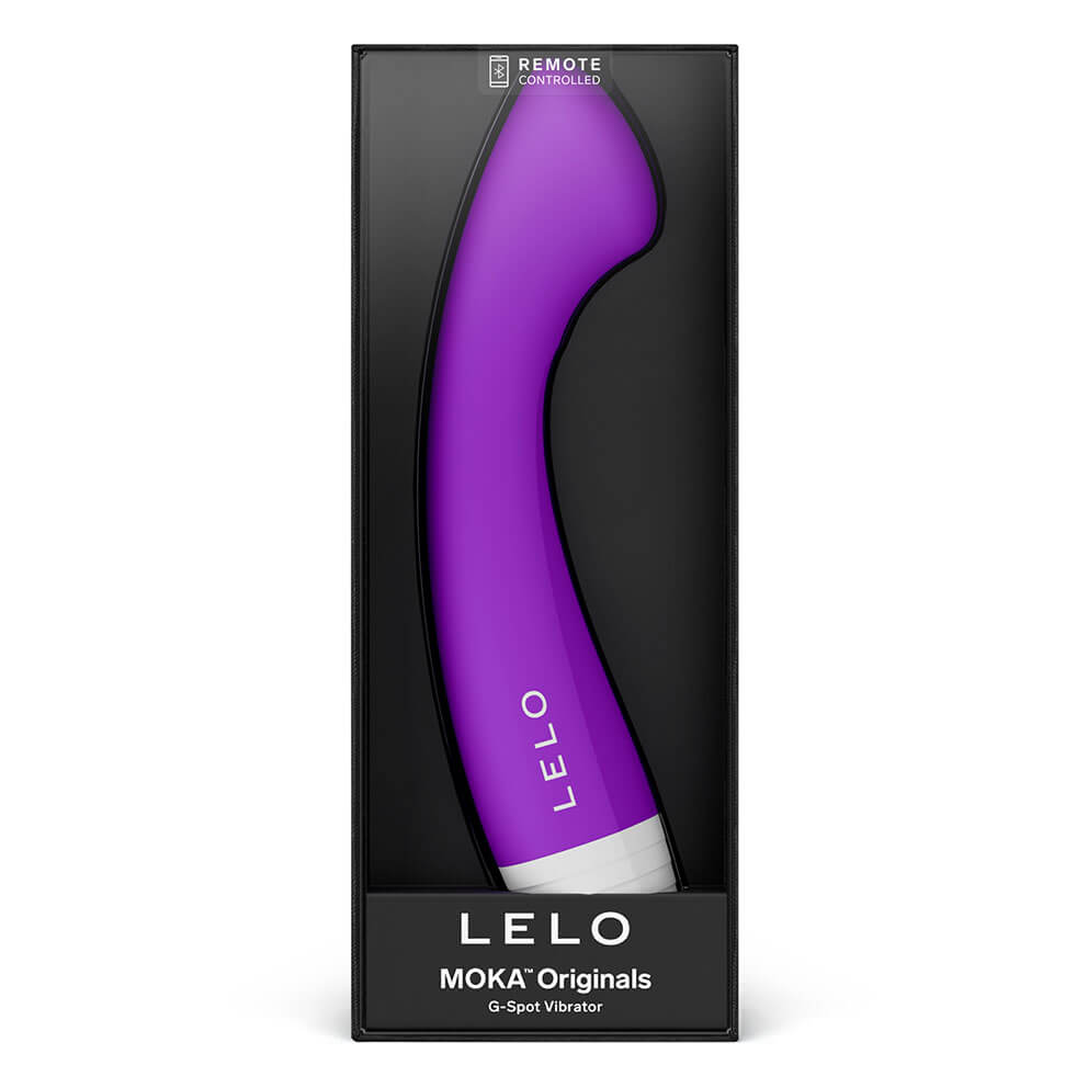Vi brat G-spot Lelo Moka tím app silicone Thụy Điển