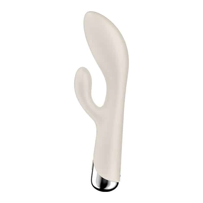 Rabbit Satisfyer Spinning 1 trắng xoay rung 3.7cm