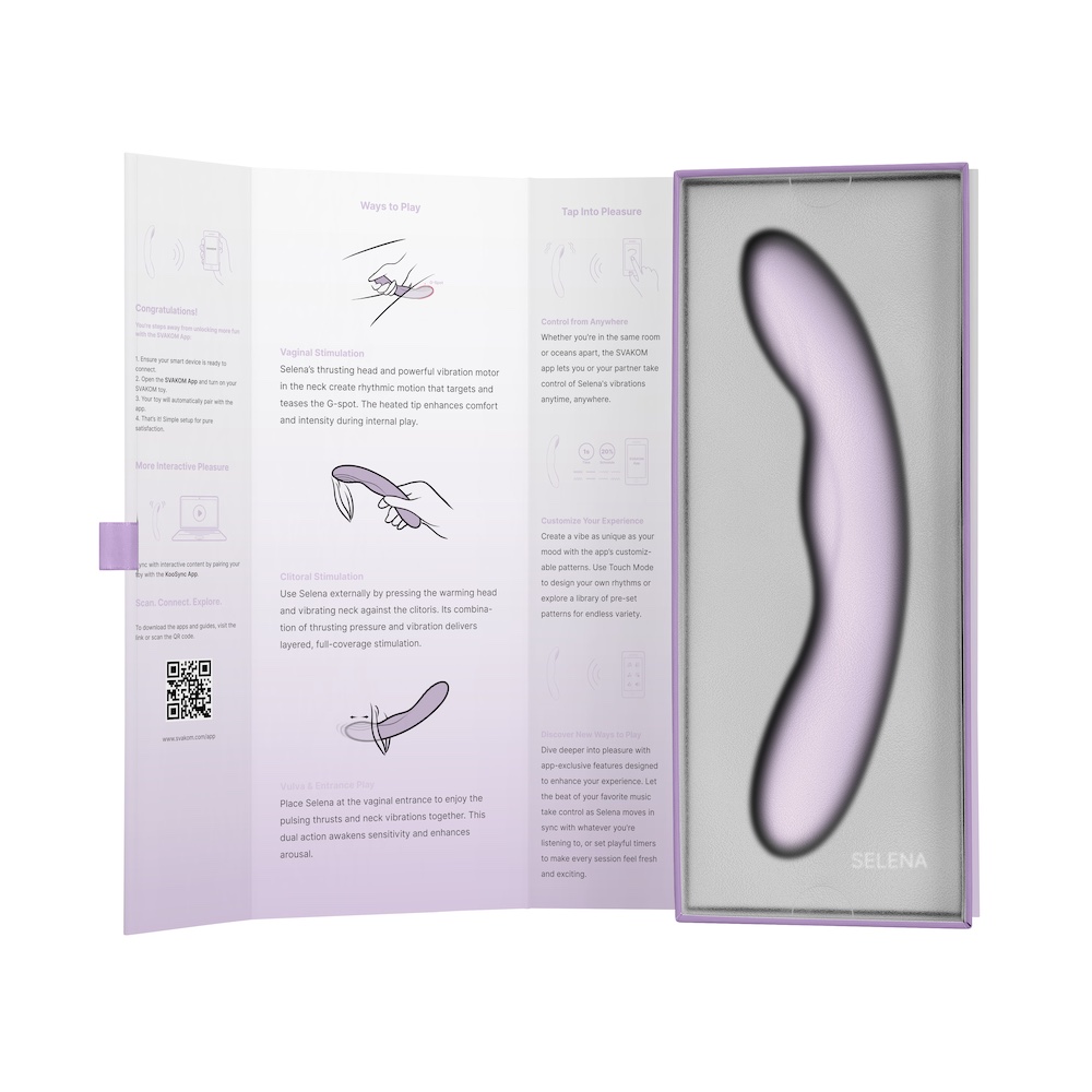 SVAKOM Selena App Nóng Bỏng Đẩy G Siêu Thực Tế
